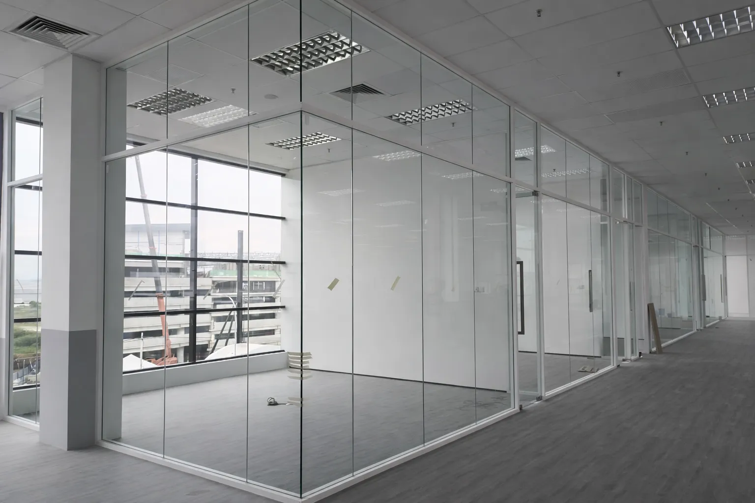 กระจกเทมเปอร์ กระจกนิรภัย Frameless กรุงเทพ