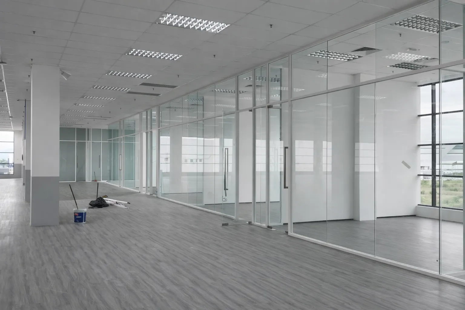 กระจกเทมเปอร์นิรภัย Frameless ผลงาน ณกร 1689